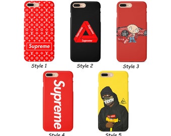 supreme phone case etsysupreme phone case for iphone xs max xr 10 x 7 8 6 plus, samsung s8 s8 s9 plus s7 edge